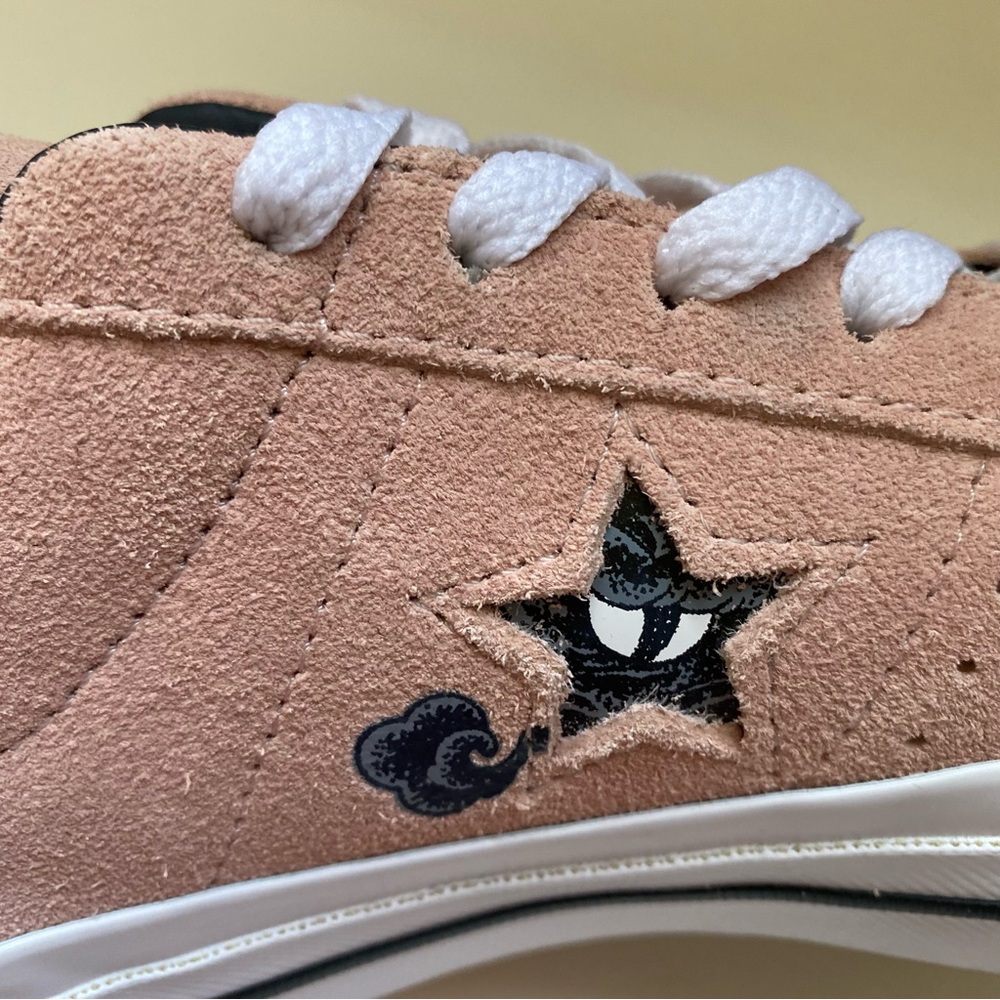 Converse One Star Pro Clay Pink Suede Skate Shoes - Picture 12 of 12